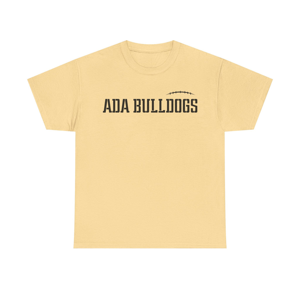 Ada Bulldogs Football Heavy Cotton T-shirt