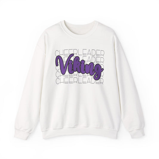 Leipsic Vikings Cheerleader Crewneck Sweatshirt