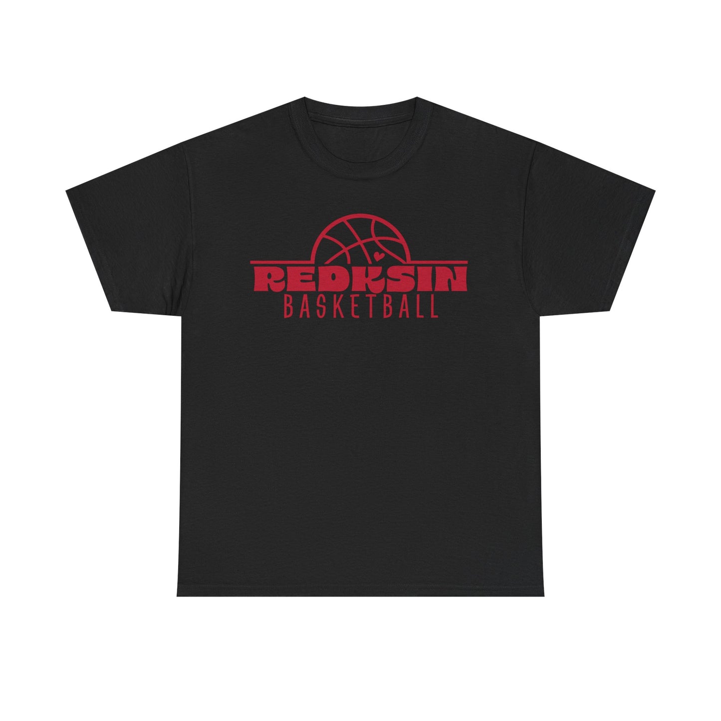 Arcadia Redskins Basketball Heavy Cotton T-shirt