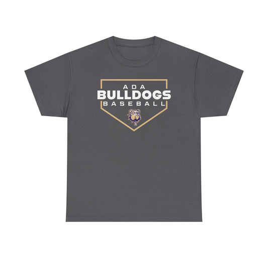 Ada Bulldogs Baseball Heavy Cotton T-shirt