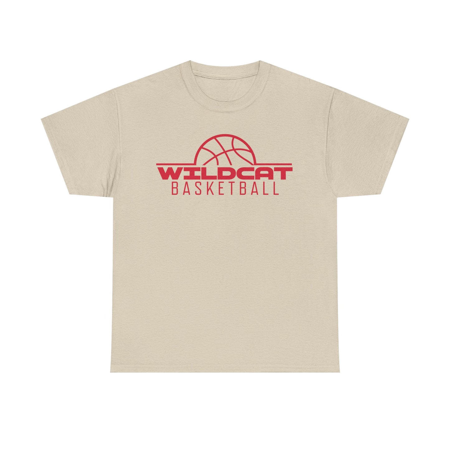 Vanlue Wildcats Basketball Heavy Cotton T-shirt