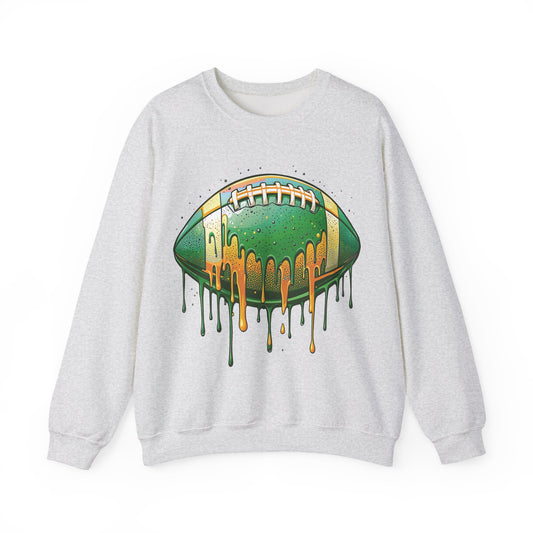 Green and Yellow Football Sweatshirt