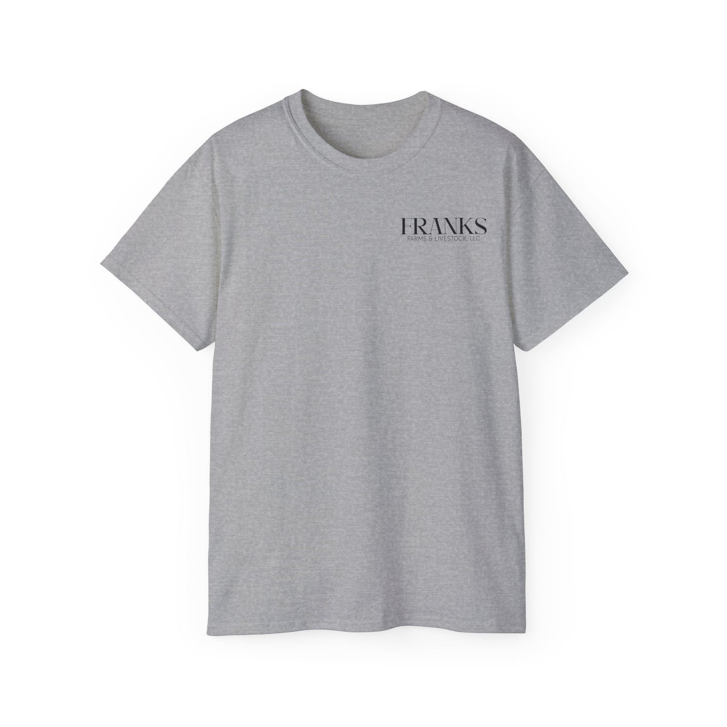 Franks Farms & Livestock Print Extra Heavy Cotton T-Shirt (ADULT)