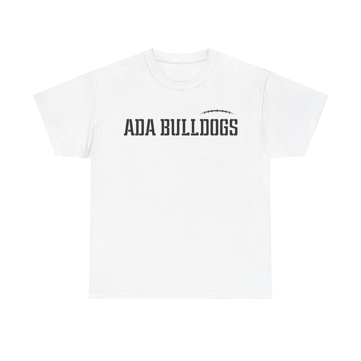Ada Bulldogs Football Heavy Cotton T-shirt