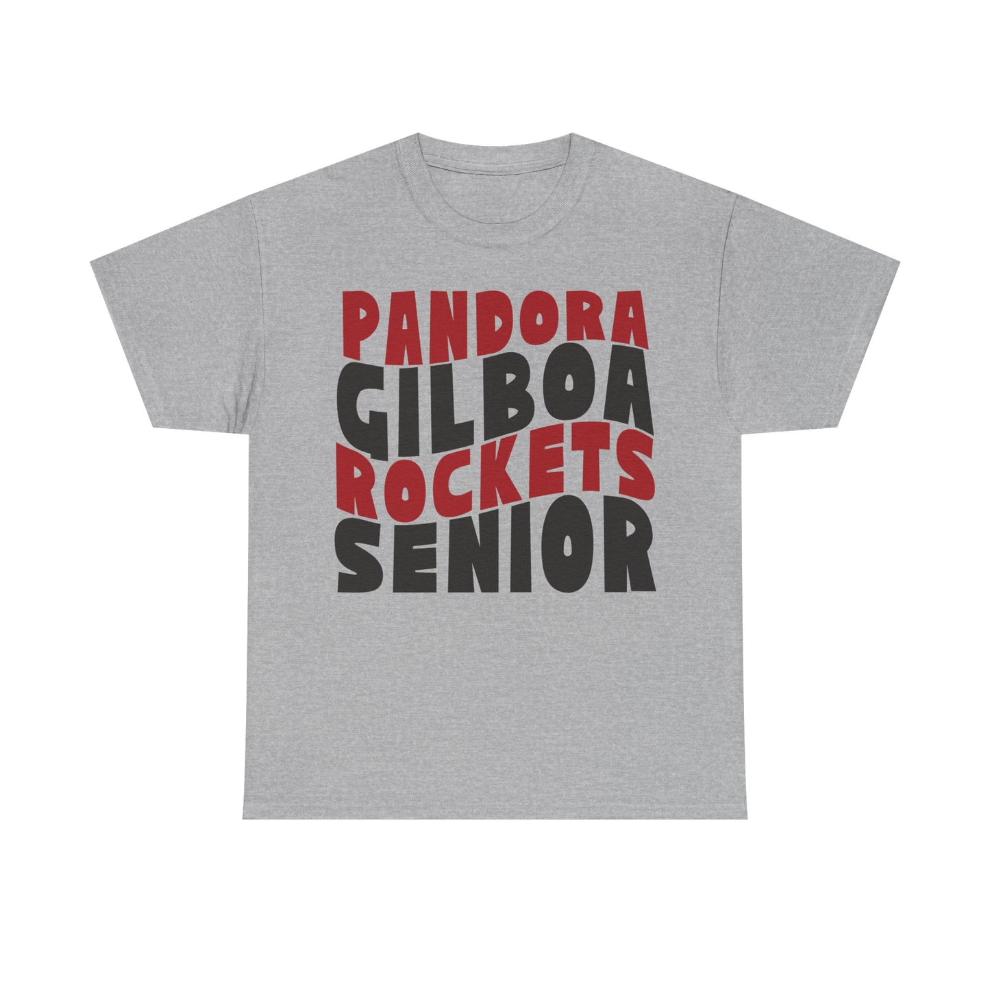 Pandora-Gilboa Rockets Senior Heavy Cotton T-shirt
