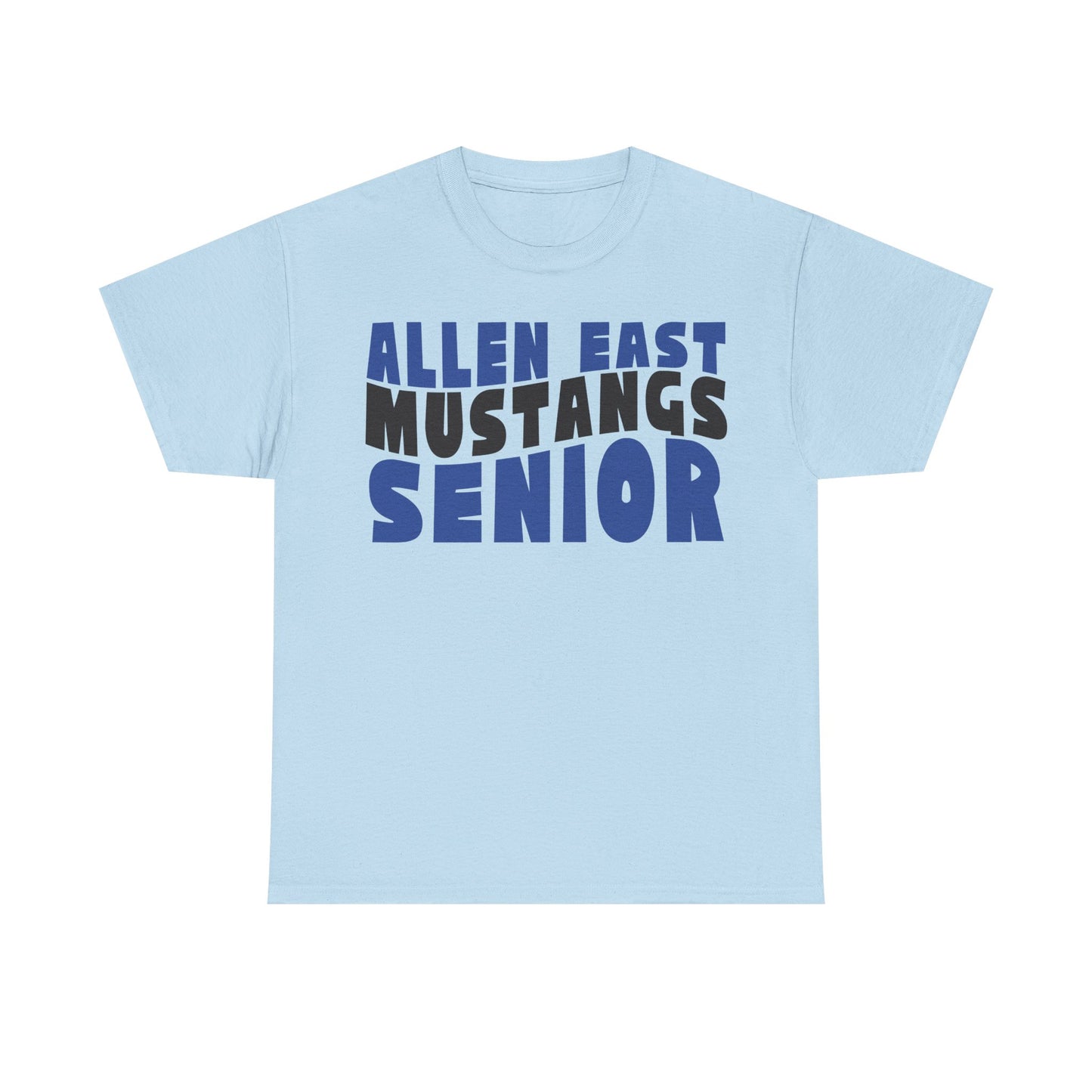 Allen East Mustangs Senior Heavy Cotton T-shirt
