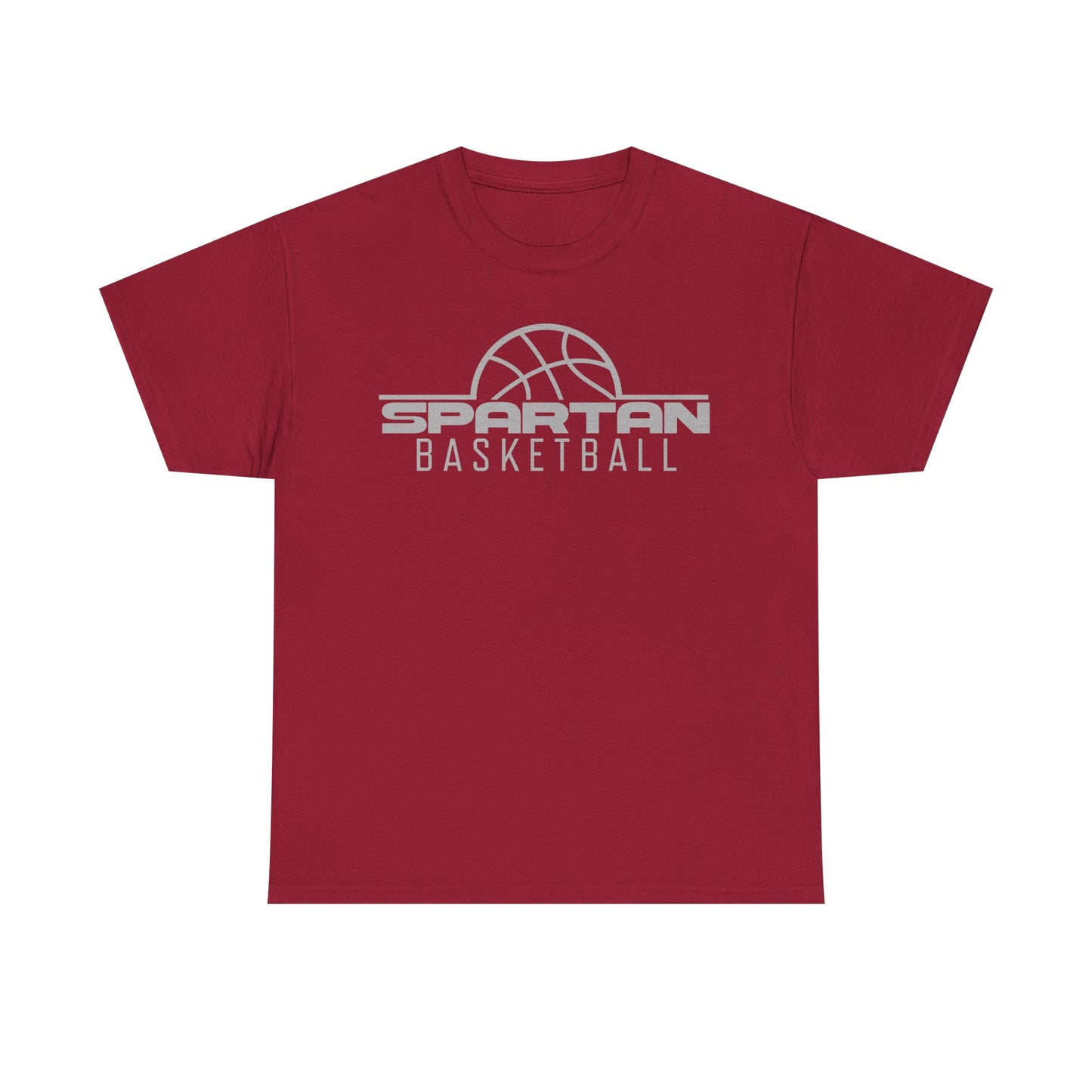 Lima Senior Spartans Basketball Heavy Cotton T-shirt