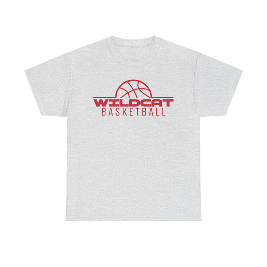 Vanlue Wildcats Basketball Heavy Cotton T-shirt