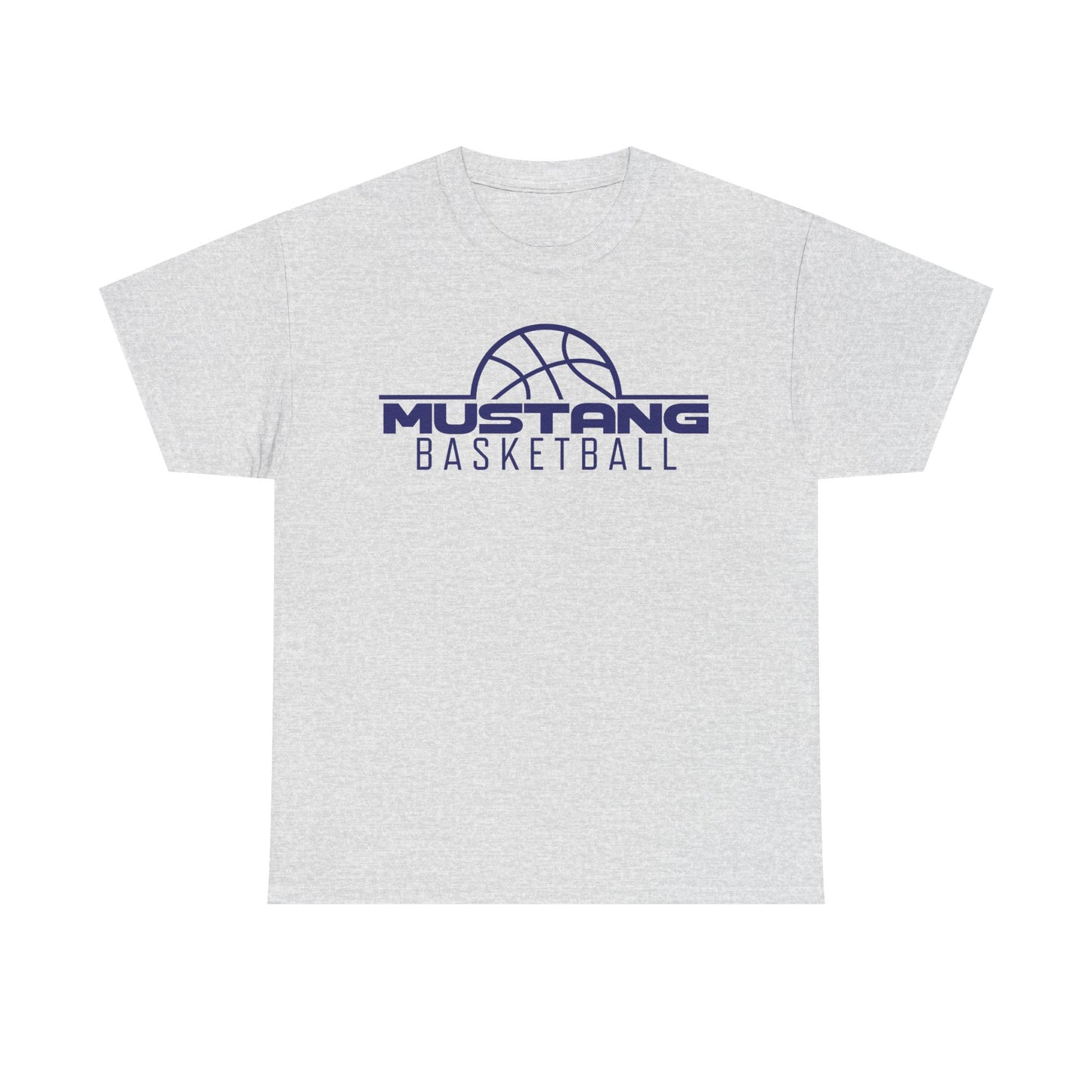 Allen East Mustangs Basketball Heavy Cotton T-shirt