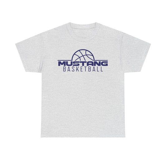 Allen East Mustangs Basketball Heavy Cotton T-shirt