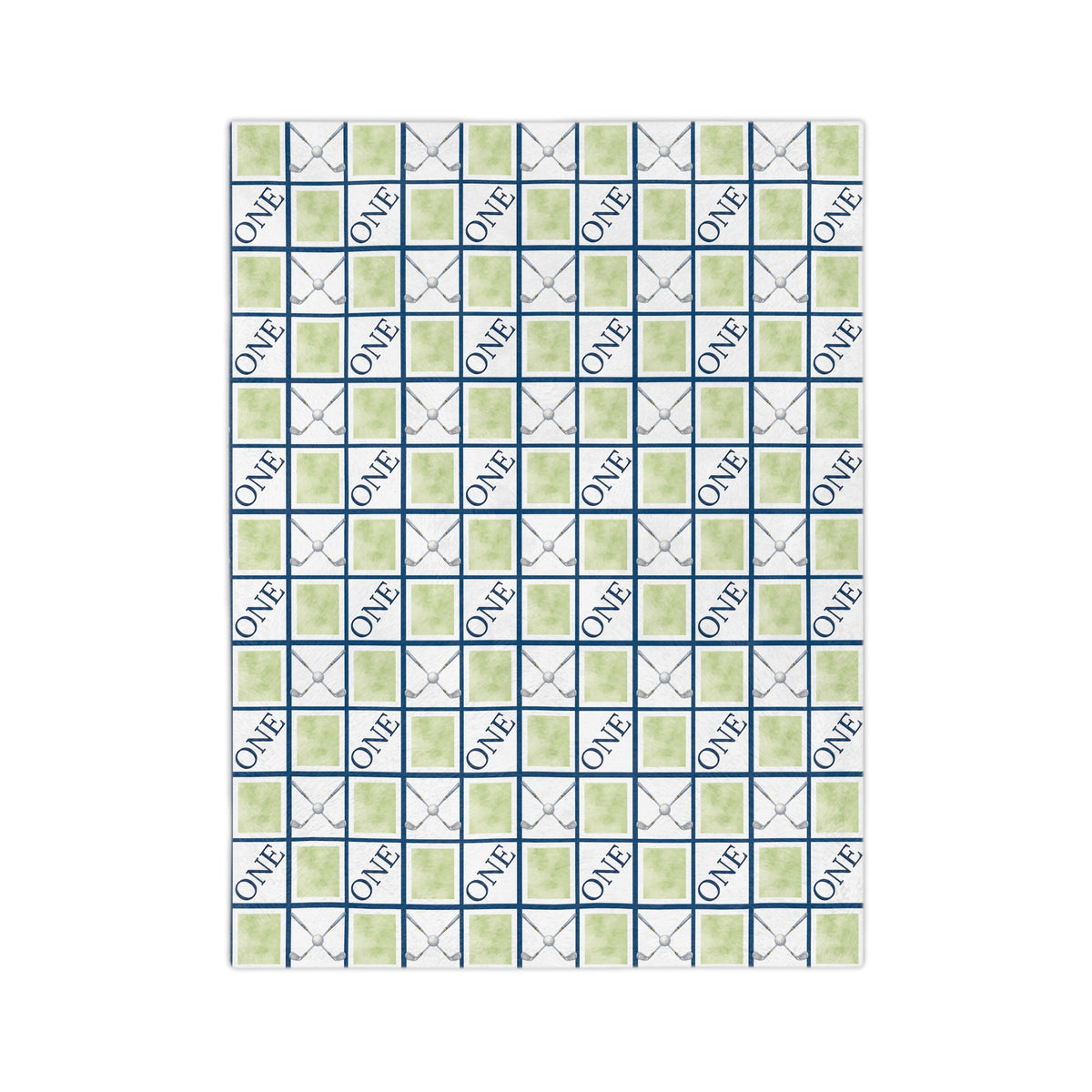 Lenox 1st Birthday Blanket