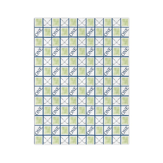Lenox 1st Birthday Blanket