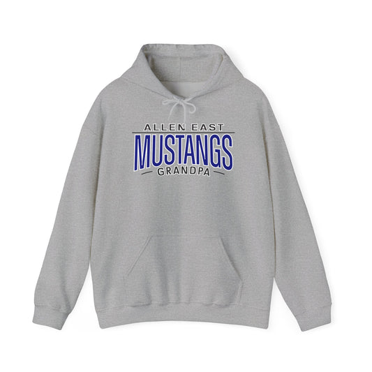 Allen East Mustangs Grandpa Hooded Sweatshirt