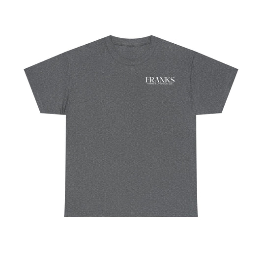 Franks Farms & Livestock Front and Back Heavy Cotton T-shirt (ADULT)