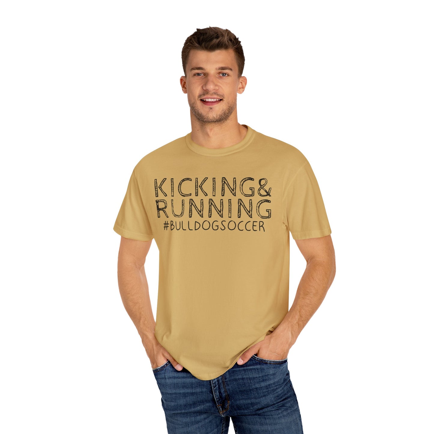 Ada Bulldogs Soccer Comfort Colors T-Shirt