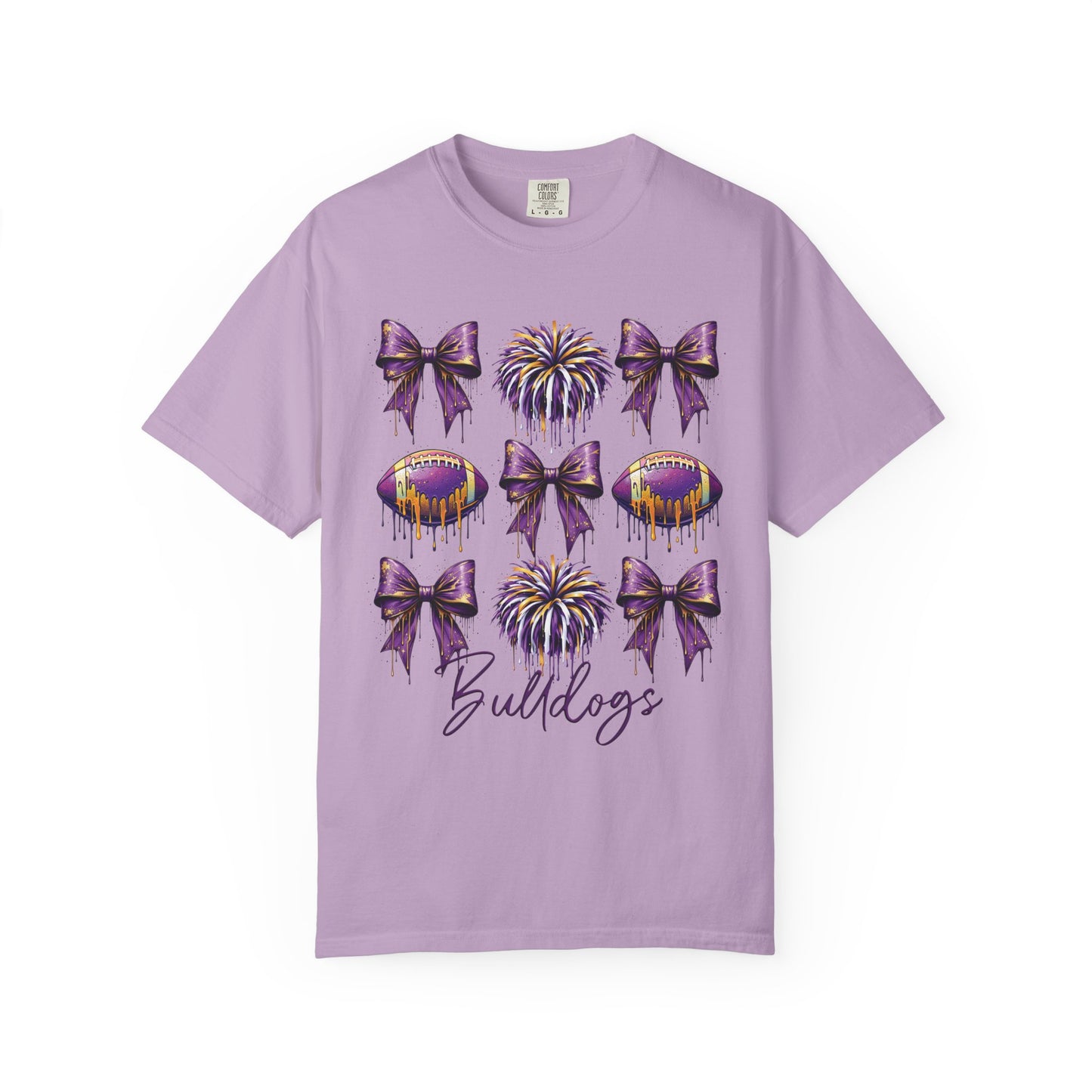 Ada Bulldogs Football Comfort Colors T-Shirt