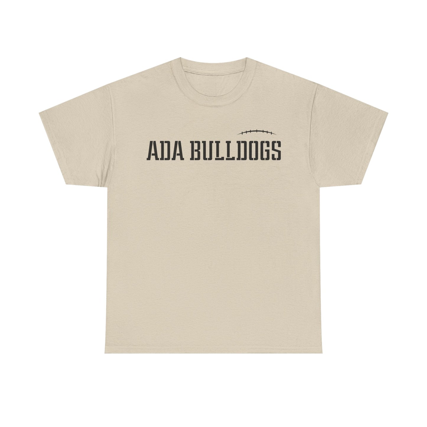 Ada Bulldogs Football Heavy Cotton T-shirt