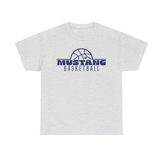 Allen East Mustangs Basketball Heavy Cotton T-shirt