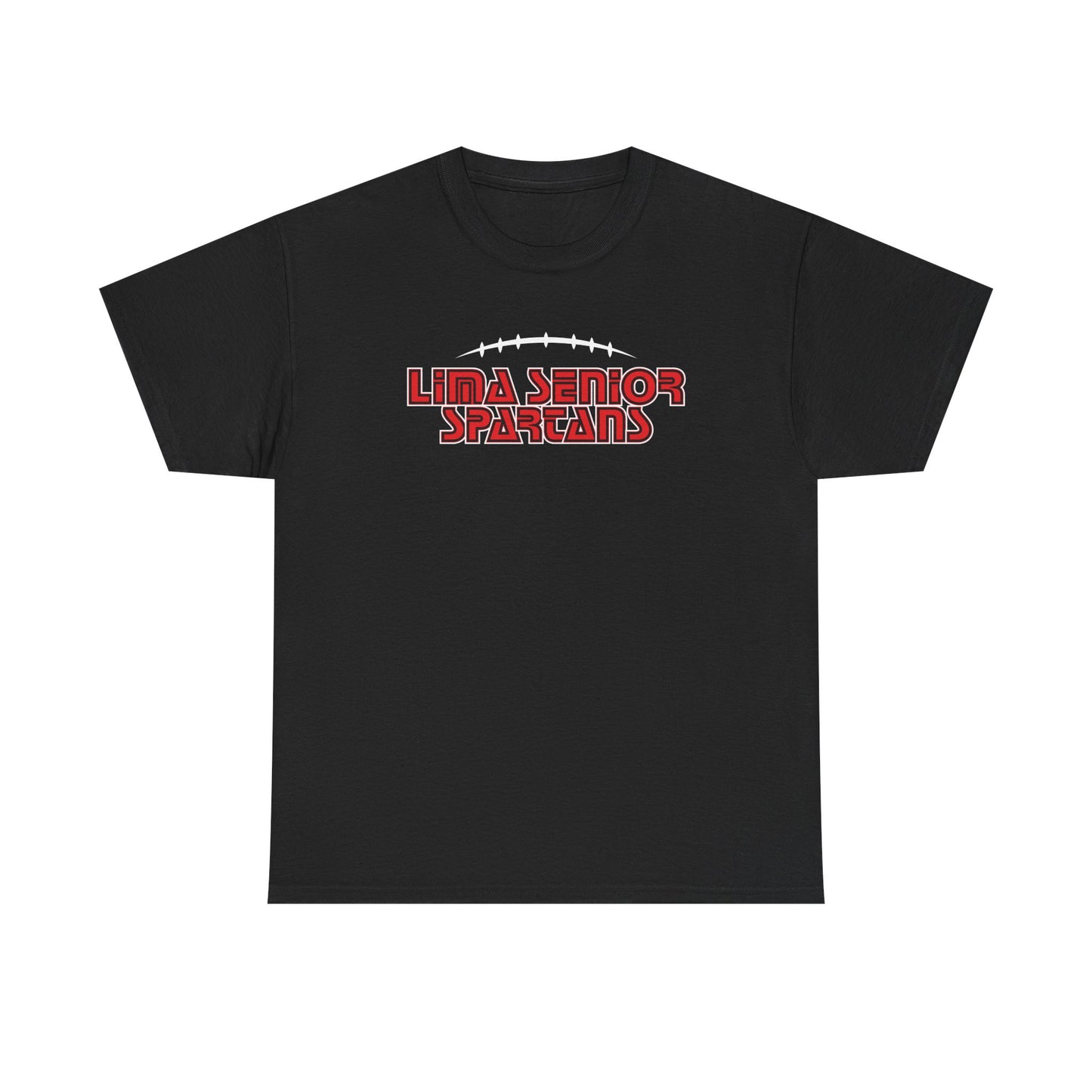 Lima Senior Spartans Football Heavy Cotton T-shirt