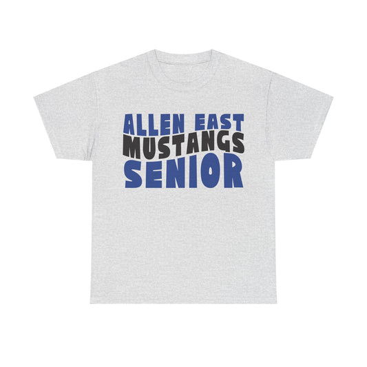 Allen East Mustangs Senior Heavy Cotton T-shirt