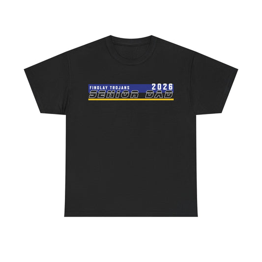 Findlay Trojans 2026 Senior Dad Heavy Cotton T-shirt