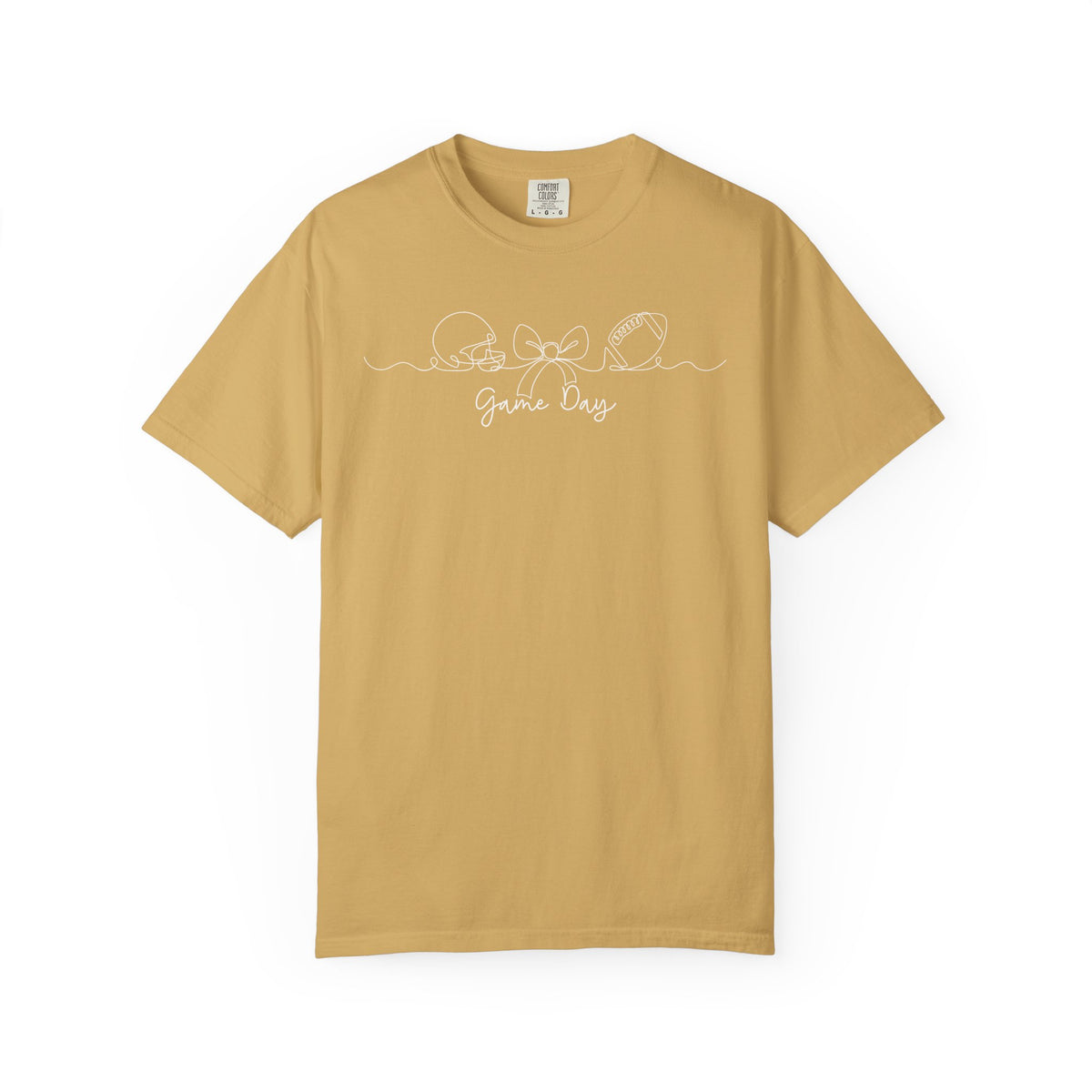 Purple & Gold Football Game Day Comfort Colors T-Shirt