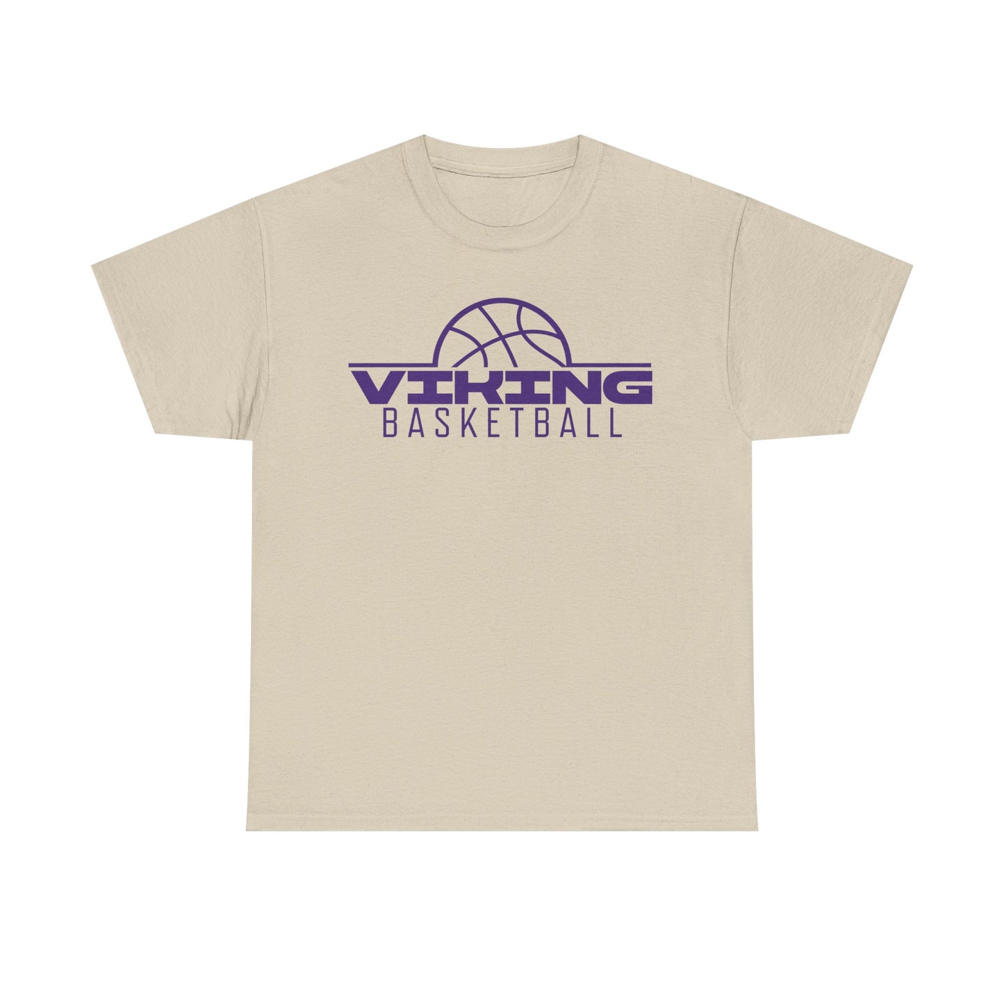 Leipsic Vikings Basketball Heavy Cotton T-shirt