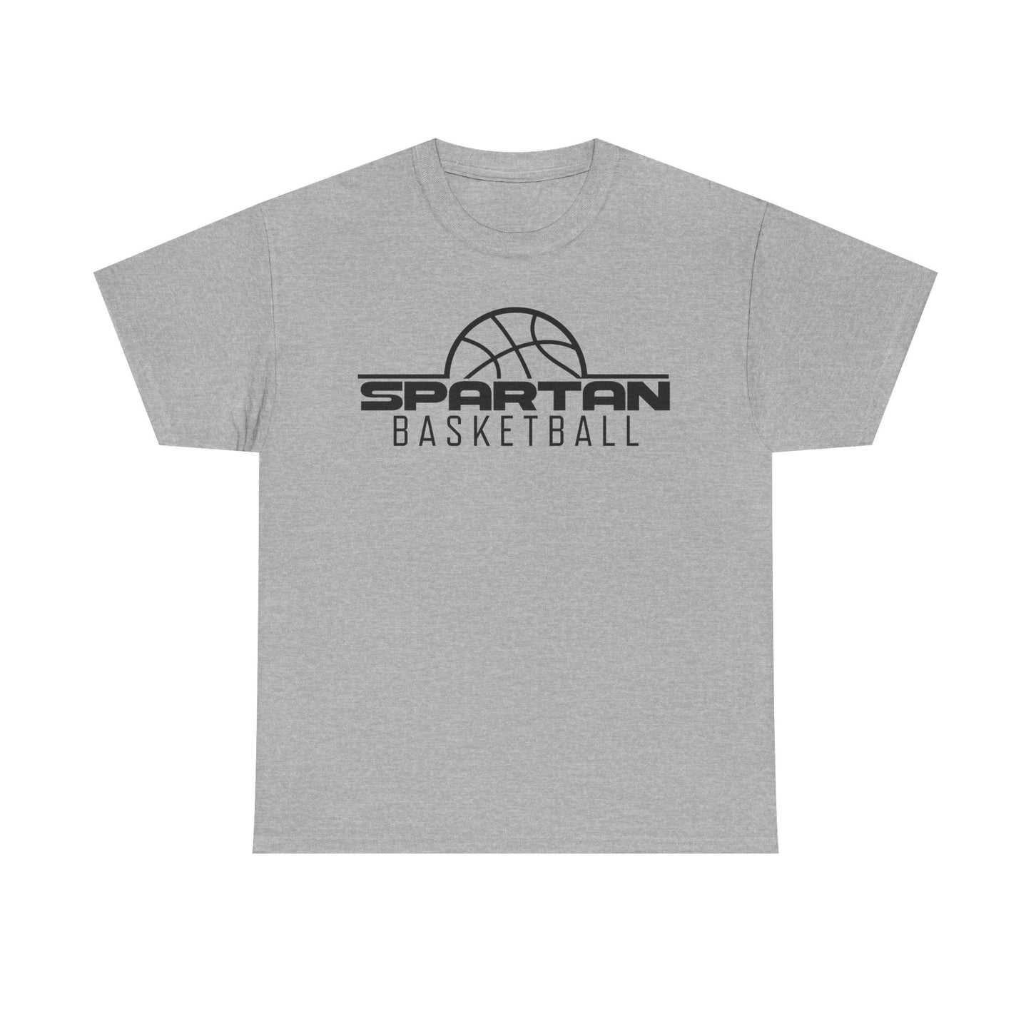Lima Senior Spartans Basketball Heavy Cotton T-shirt