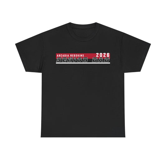 Arcadia Redskins 2026 Senior Dad Heavy Cotton T-shirt
