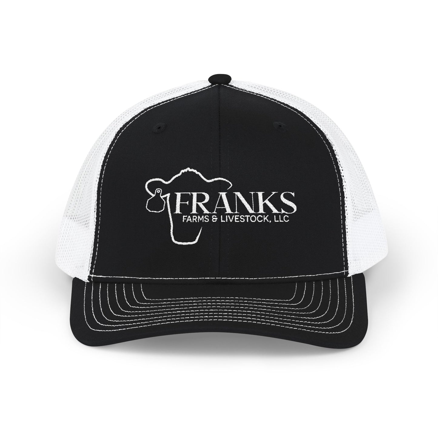 Franks Farms & Livestock Embroidered Large Design Snapback Richardson 112 Hat