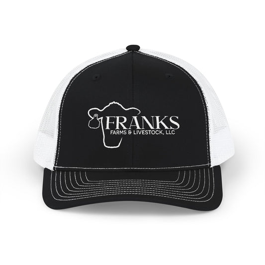 Franks Farms & Livestock Embroidered Large Design Snapback Richardson 112 Hat
