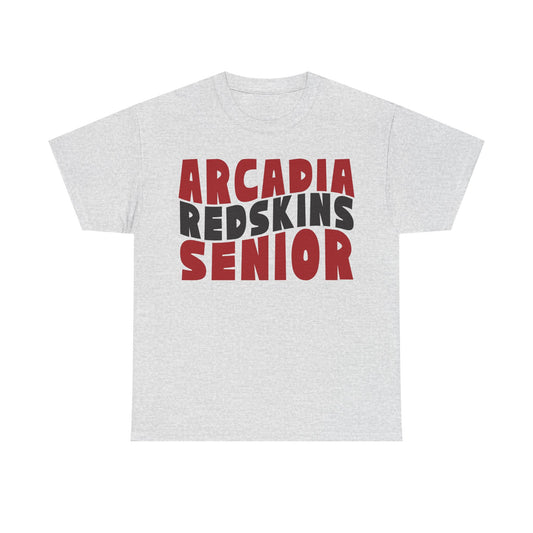 Arcadia Redskins Senior Heavy Cotton T-shirt