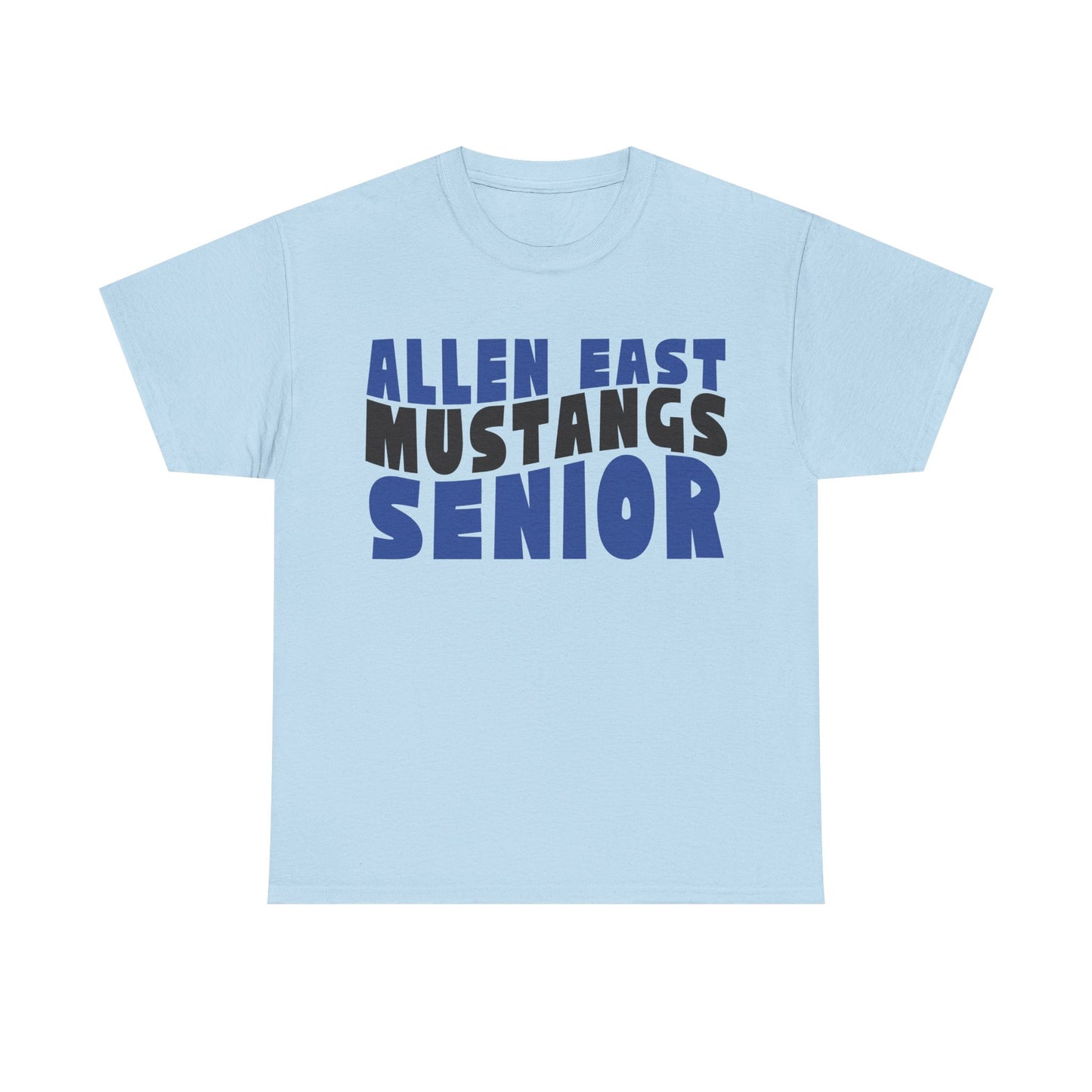 Allen East Mustangs Senior Heavy Cotton T-shirt