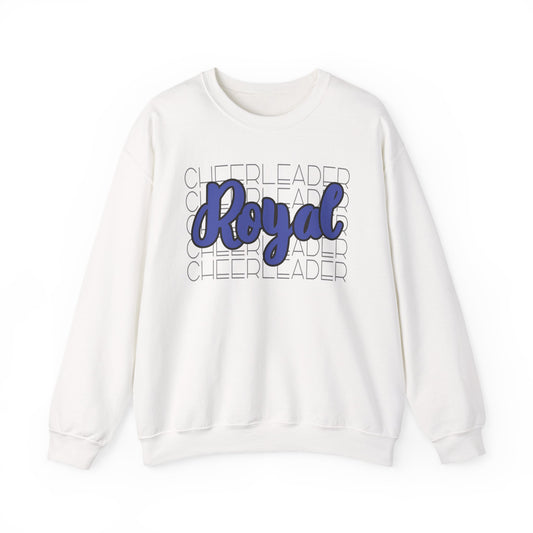Elmwood Royals Cheerleader Crewneck Sweatshirt