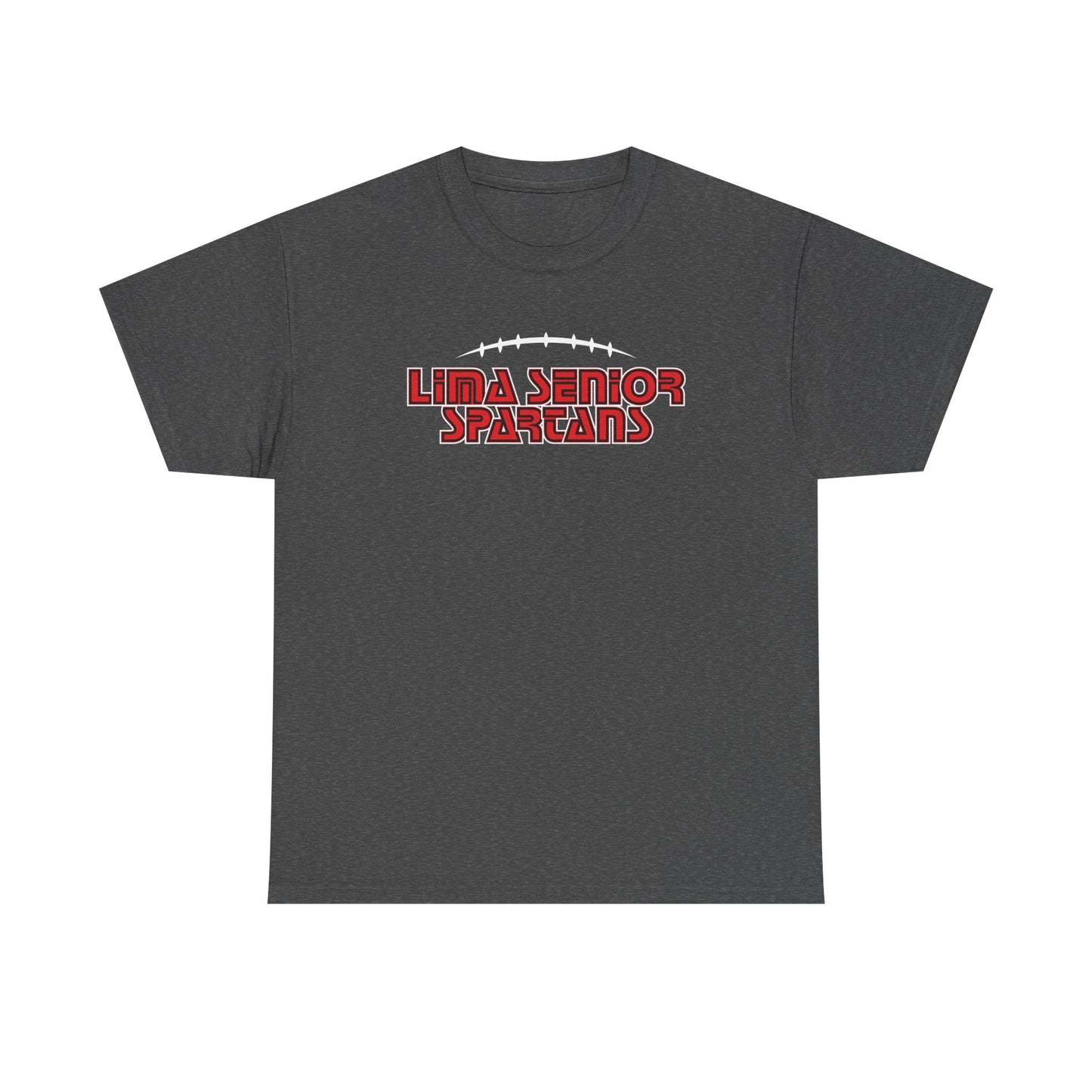 Lima Senior Spartans Football Heavy Cotton T-shirt
