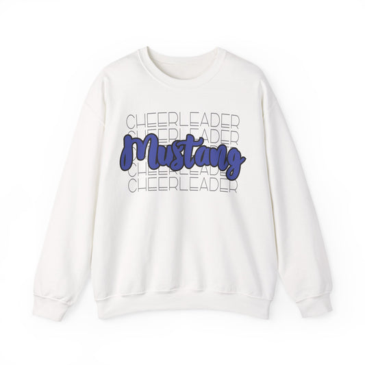 Allen East Mustangs Cheerleader Crewneck Sweatshirt