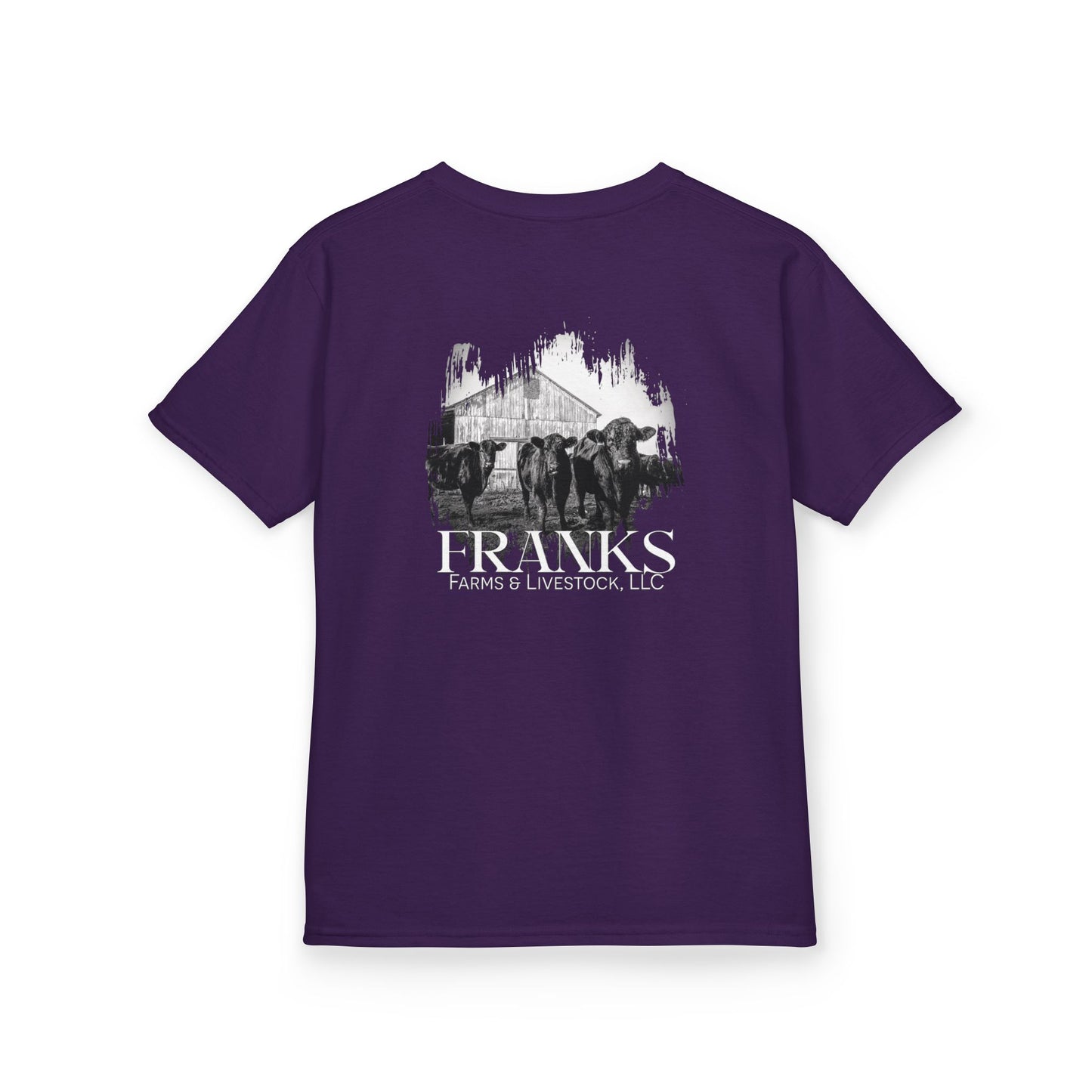 Front and Back Heavy Cotton T-Shirt (YOUTH)