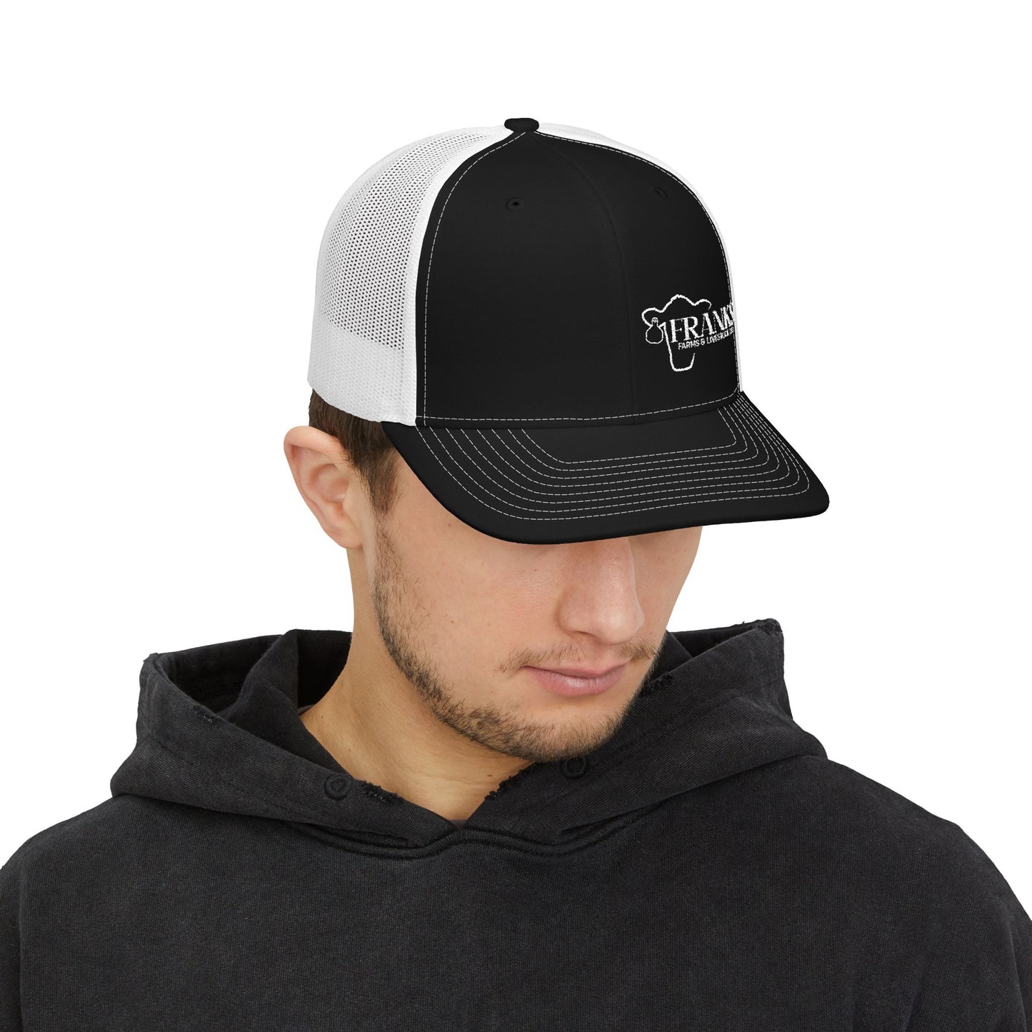 Franks Farms & Livestock Embroidered Snapback Richardson 112 Hat