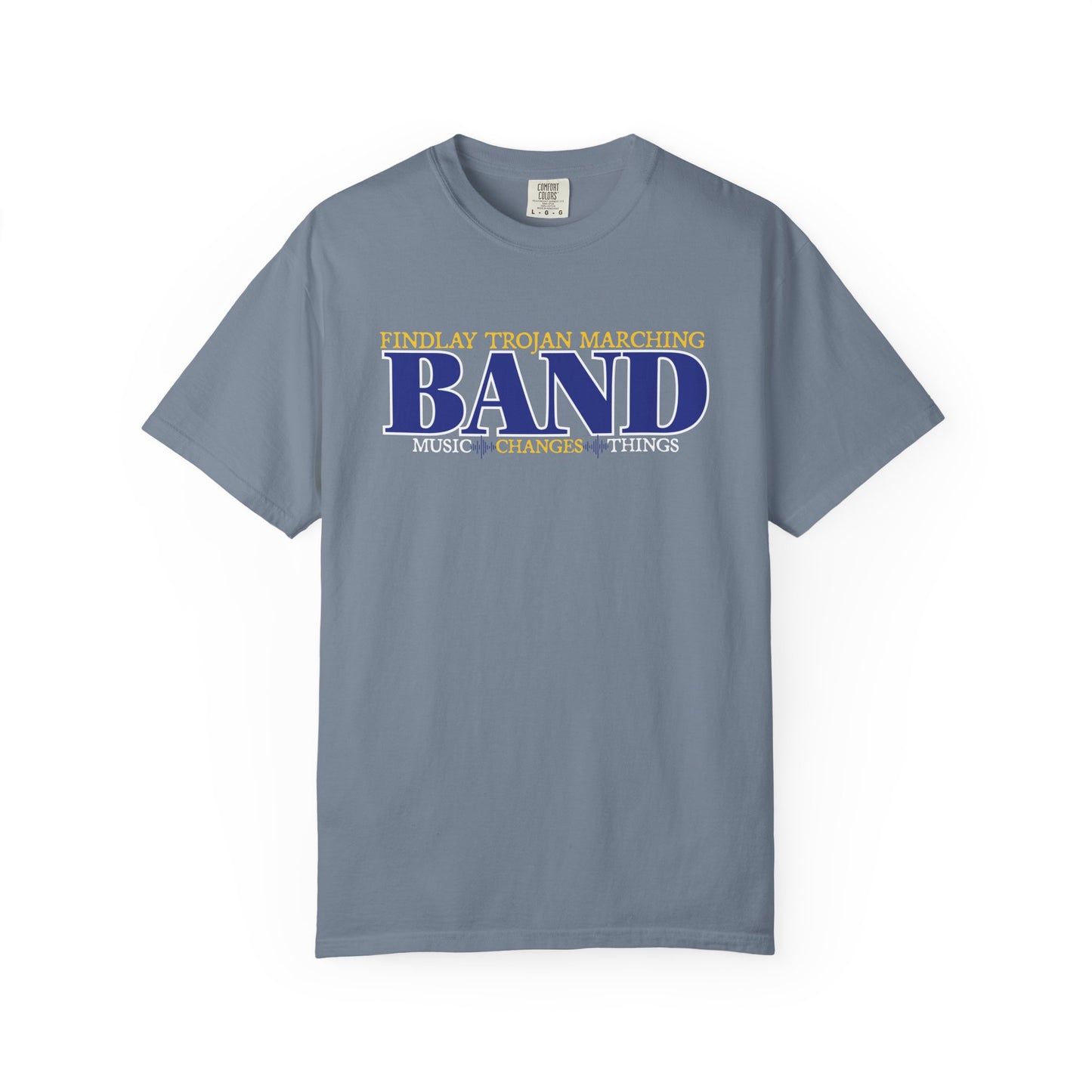 Findlay Trojans Band Comfort Colors T-Shirt