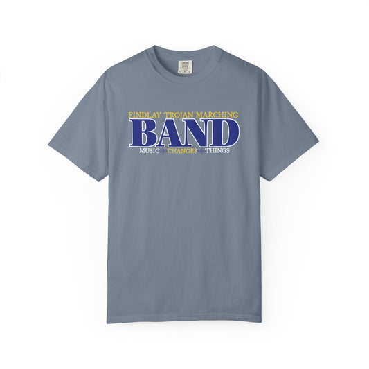 Findlay Trojans Band Comfort Colors T-Shirt