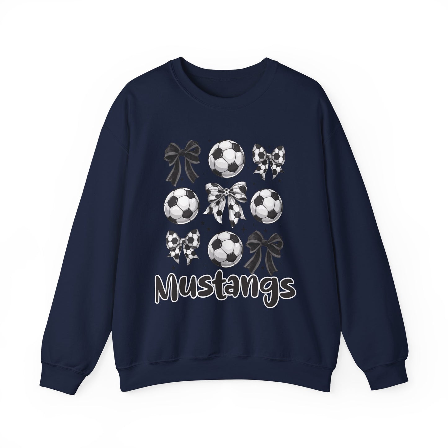 Allen East Mustangs Soccer Crewneck Sweatshirt