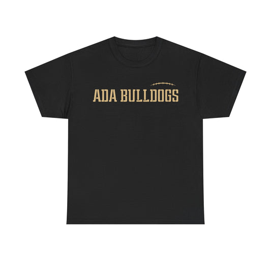 Ada Bulldogs Football Heavy Cotton T-shirt