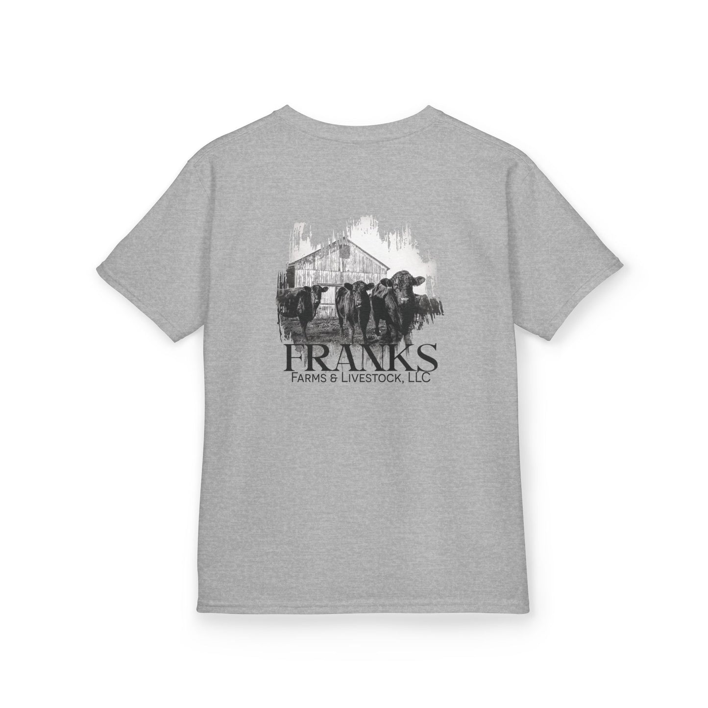 Front and Back Heavy Cotton T-Shirt (YOUTH)