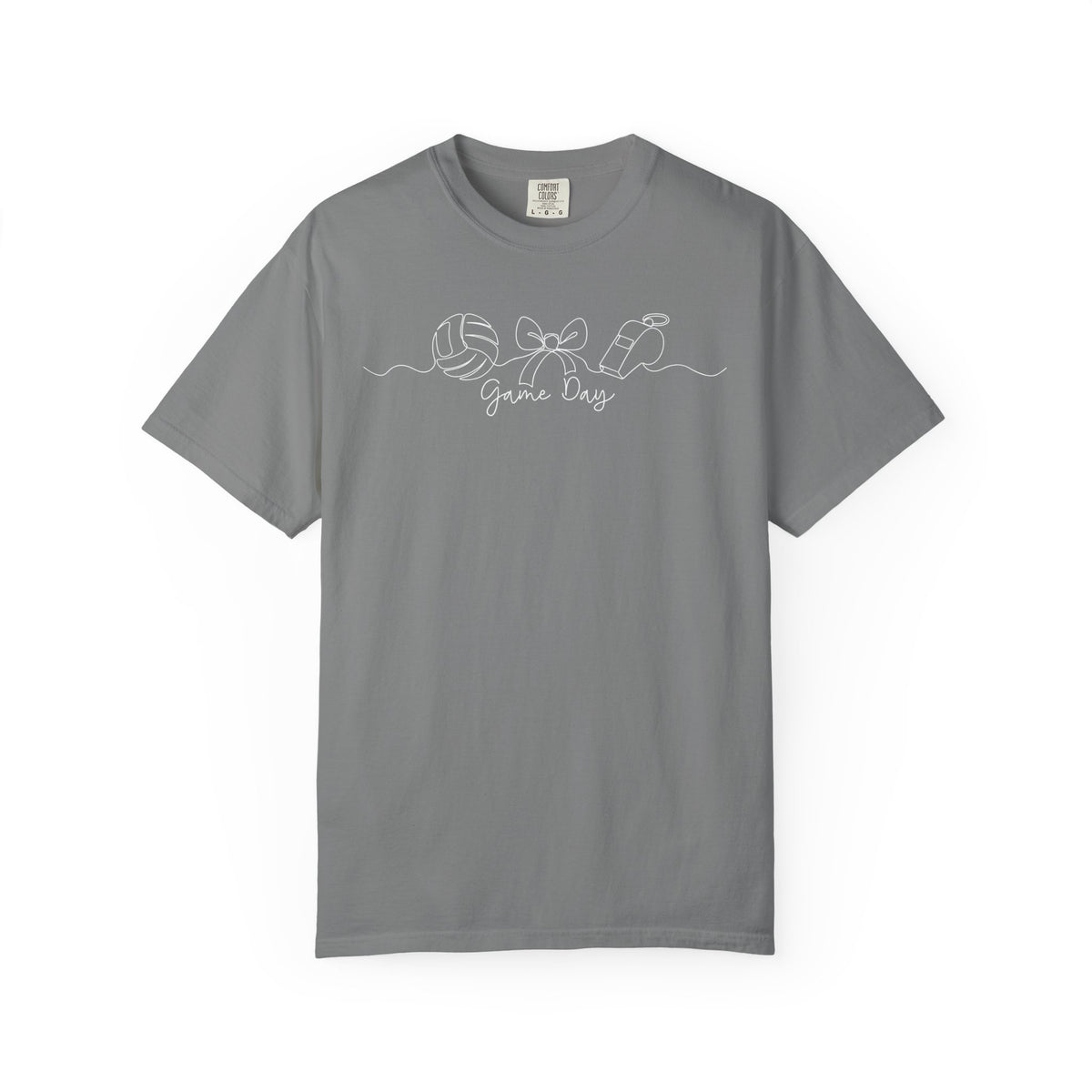 Purple & Gold Volleyball Game Day Comfort Colors T-Shirt