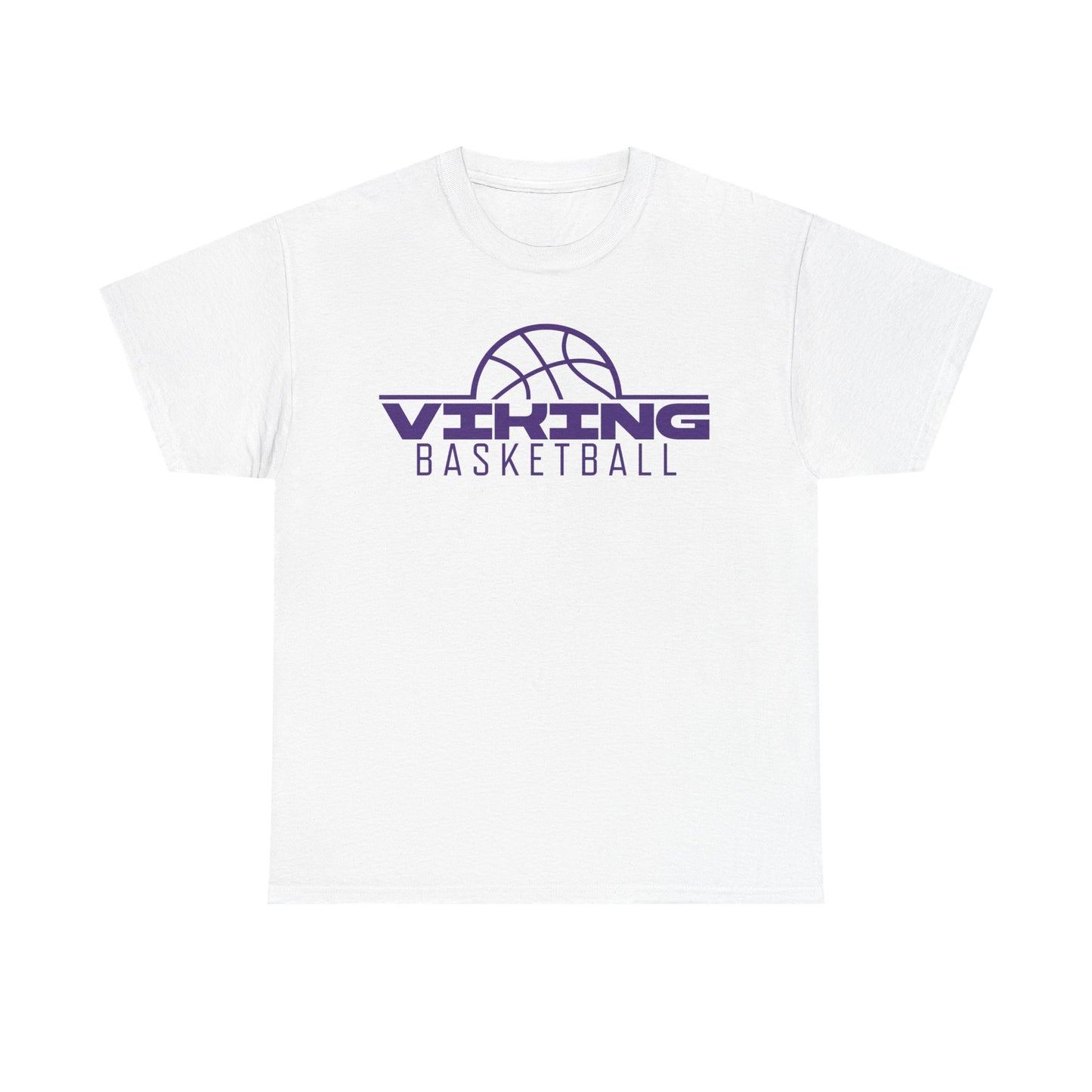 Leipsic Vikings Basketball Heavy Cotton T-shirt