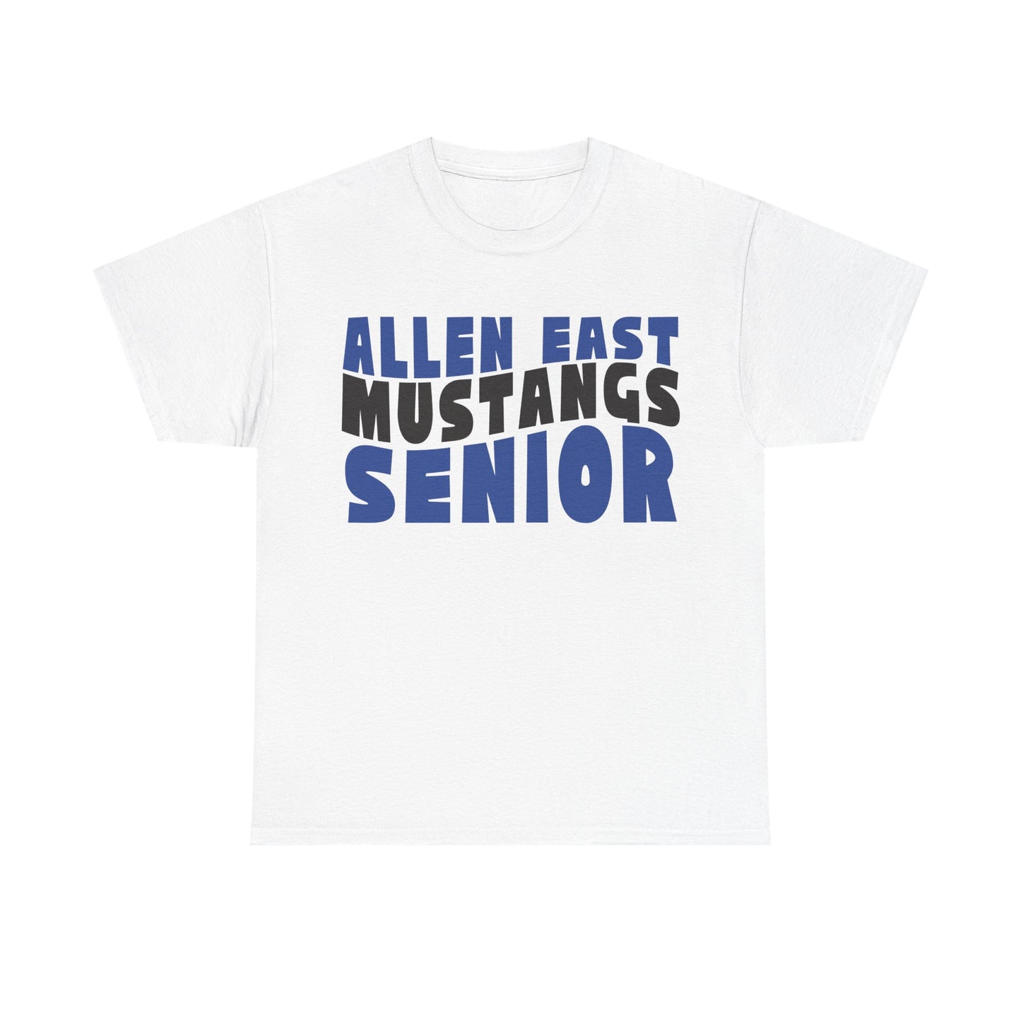 Allen East Mustangs Senior Heavy Cotton T-shirt
