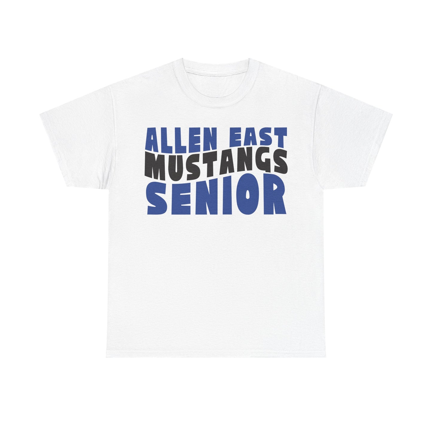 Allen East Mustangs Senior Heavy Cotton T-shirt