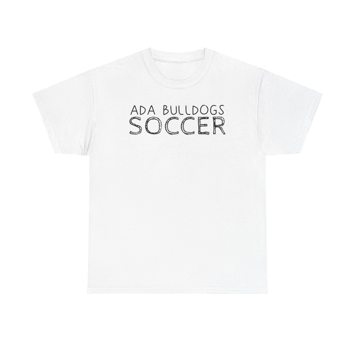 Ada Bulldogs Soccer Heavy Cotton T-shirt