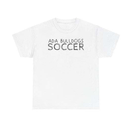 Ada Bulldogs Soccer Heavy Cotton T-shirt