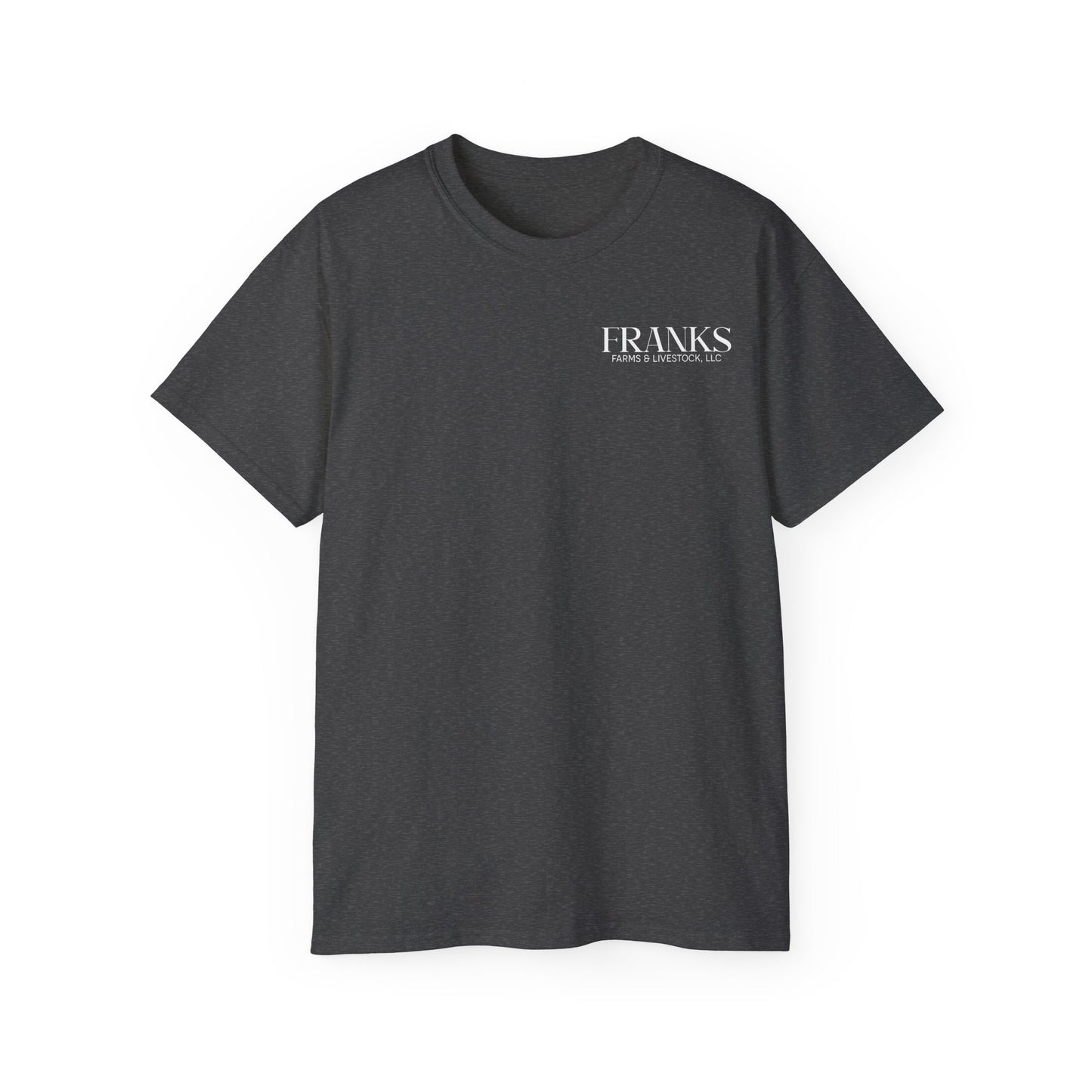Franks Farms & Livestock Print Extra Heavy Cotton T-Shirt (ADULT)